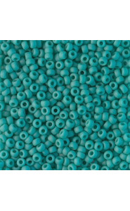 Miyuki rocailles Perlen 8/0 - Opaque matte turquoise green 8-412F